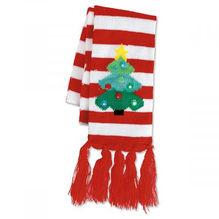 Lighted Christmas Tree Scarf | Current Catalog