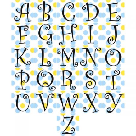 Initial Polka Dots Select Address Labels (4 Designs)