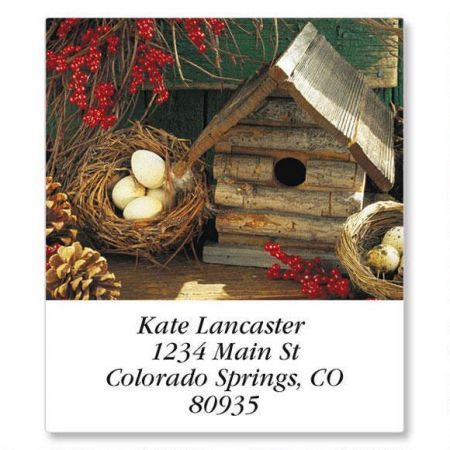 Blossoms and Birdhouses Select Address Labels (12 Designs)