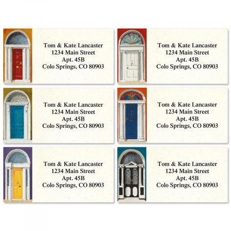 Enter Border Address Labels (6 Designs)