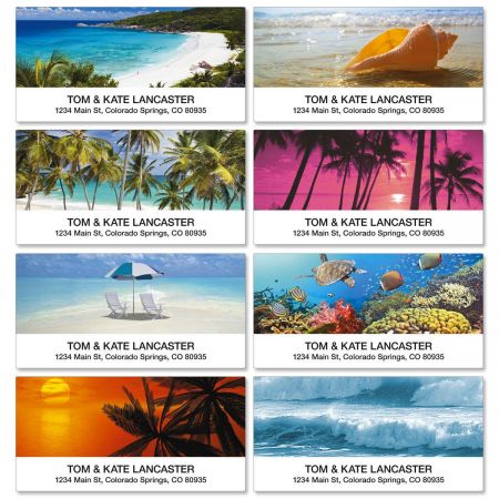 Tropical Paradise II Deluxe Address Labels (8 Designs)