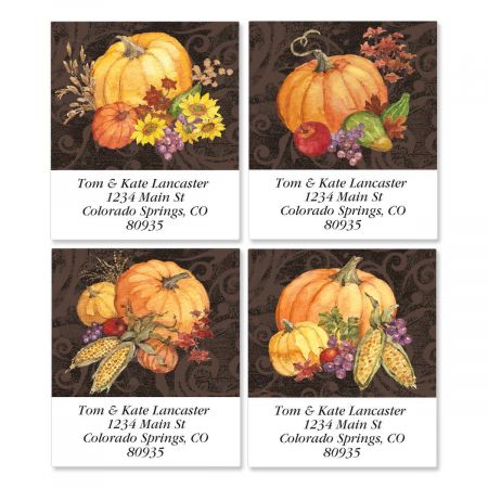 Bountiful Harvest Select Address Labels (4 designs)