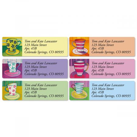 Coffee Break Classic Address Labels (6 Designs)