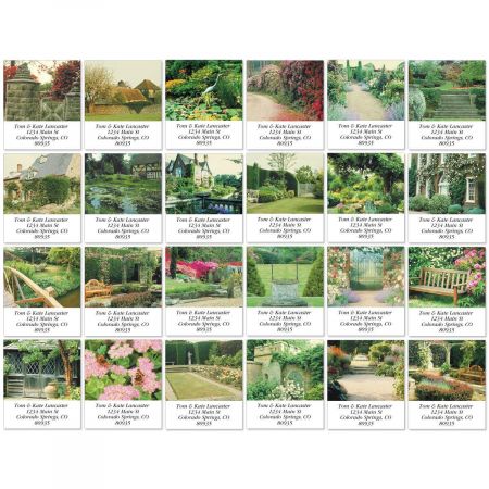 English Country Gardens Select Address Labels (24 designs)
