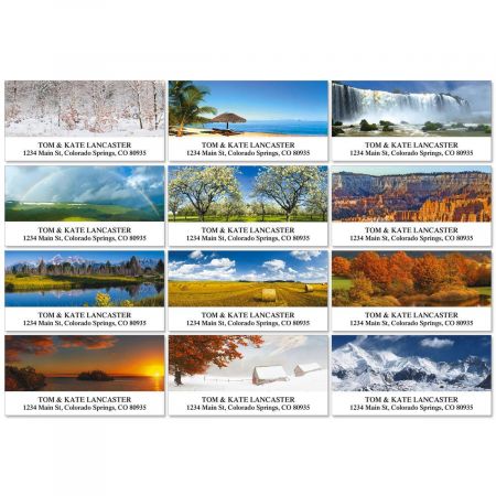 Naturescape Deluxe Address Labels (12 designs)