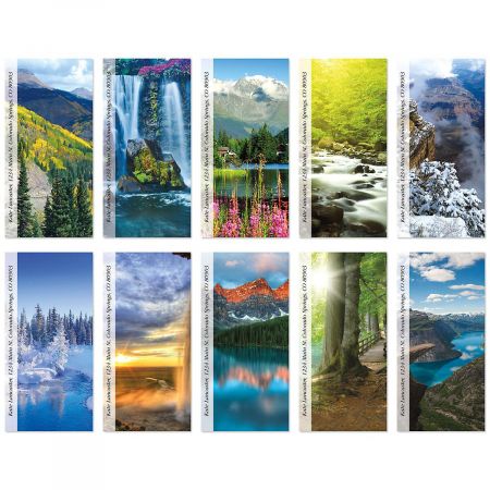 Inspired By Nature Oversized Address Labels (10 Designs)