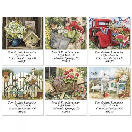 Simple Times Select Address Labels (6 designs)
