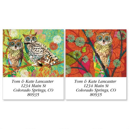 Mod Owl Select Address Labels (2 designs)