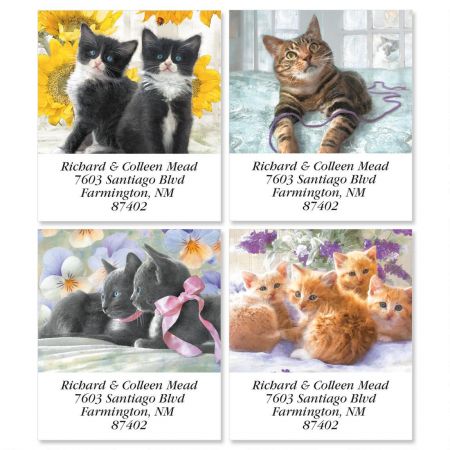 Purrfectly Feline Select Address Labels (4 Designs)
