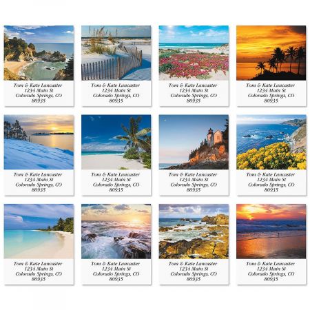 By The Sea Select Address Labels (12 Designs)
