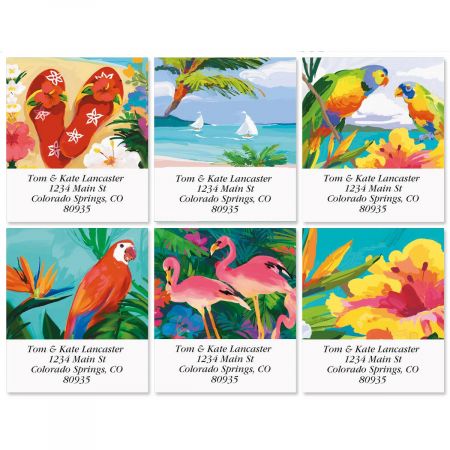 Tropicana Select Address Labels (6 Designs)