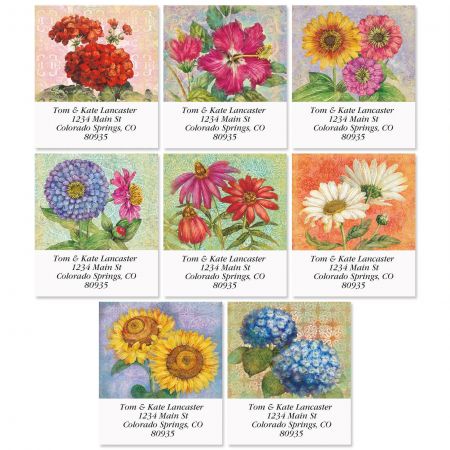 Floral Reflections Select Address Labels (8 Designs)