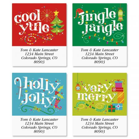 Cool Yule Select Address Labels (4 Designs)