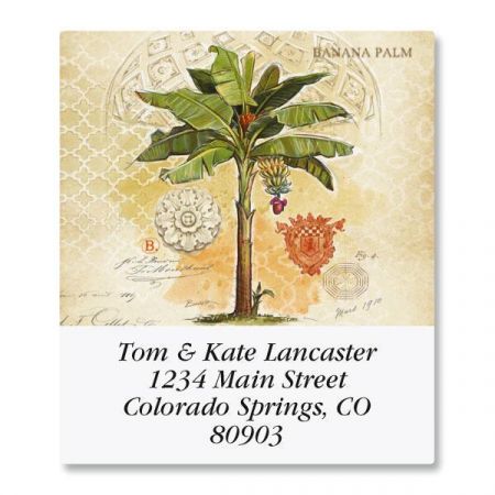 Palm Trees and Pineapples Select Address Labels (6 Designs)