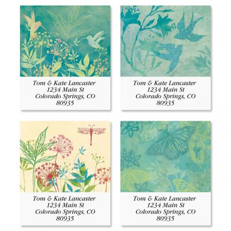 Nature Song Select Address Labels (4 Designs)