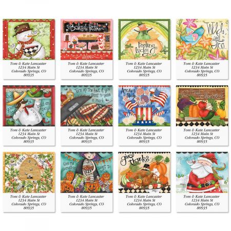 Seasons of Whimsy Select Address Labels (12 Designs)