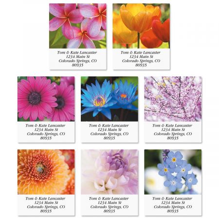 Floral Fantasy Select Address Labels (8 Designs)