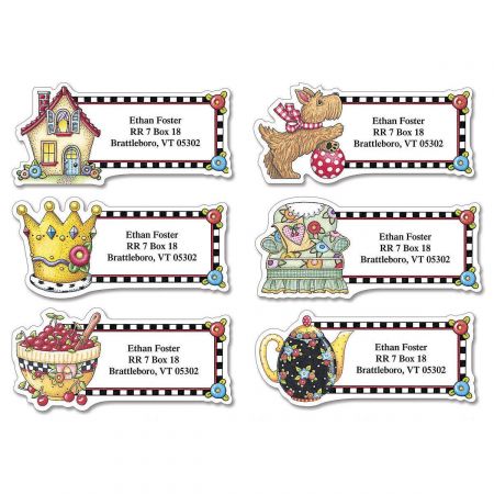 Mary Engelbreit® Very Mary Diecut Address Labels (6 designs)