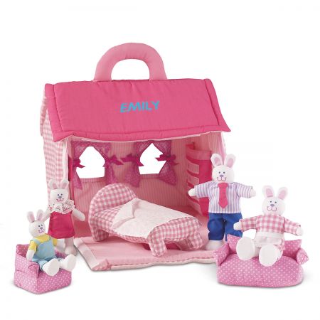 Kids Personalized The Bunny Family House