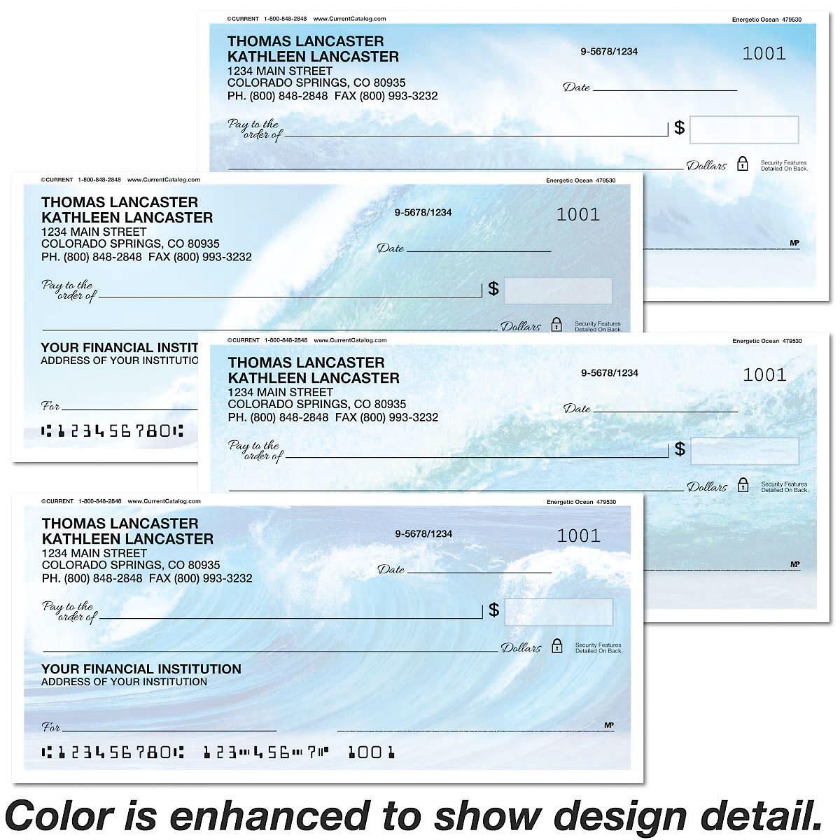 Energetic Ocean Checks | Current Catalog