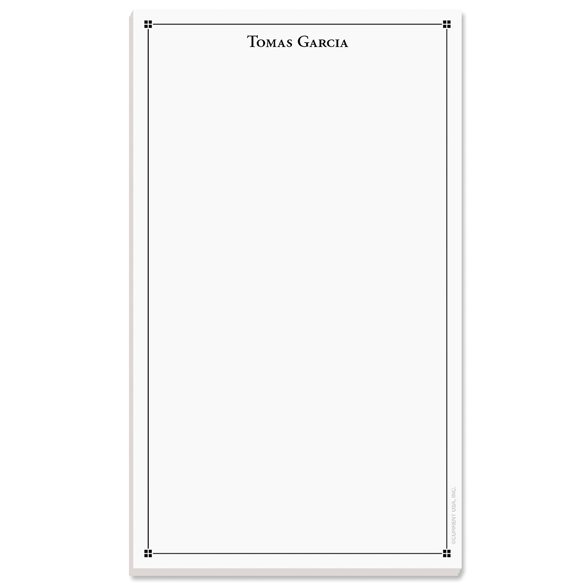 Atticus NotepadBlack609314A Current Catalog