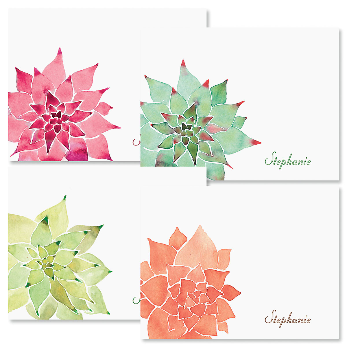 Personalized Cactus Note Cards | Current Catalog