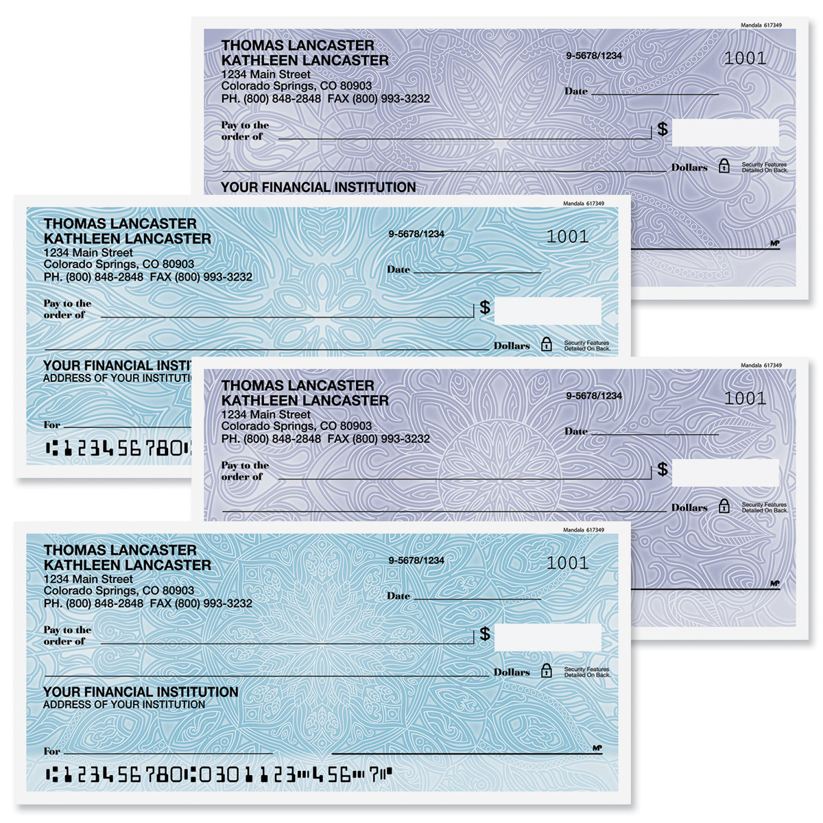 Mandala Checks Current Catalog