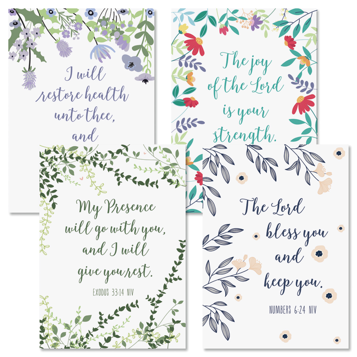 Get Well Scripture Cards | Current Catalog