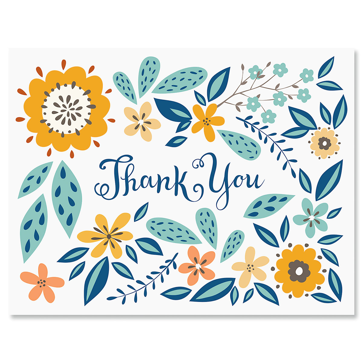 Scattered Flowers Note Cards | Current Catalog