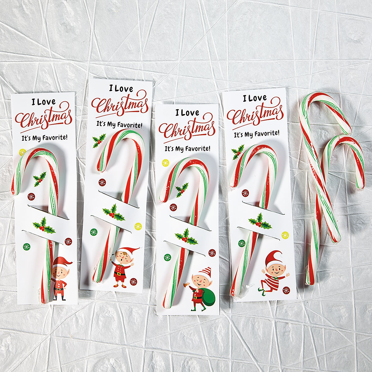 Elf Candy Cane Holder Cards Current Catalog