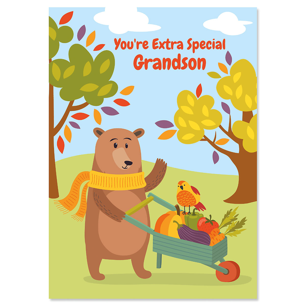 Grandson Thanksgiving Card Current Catalog