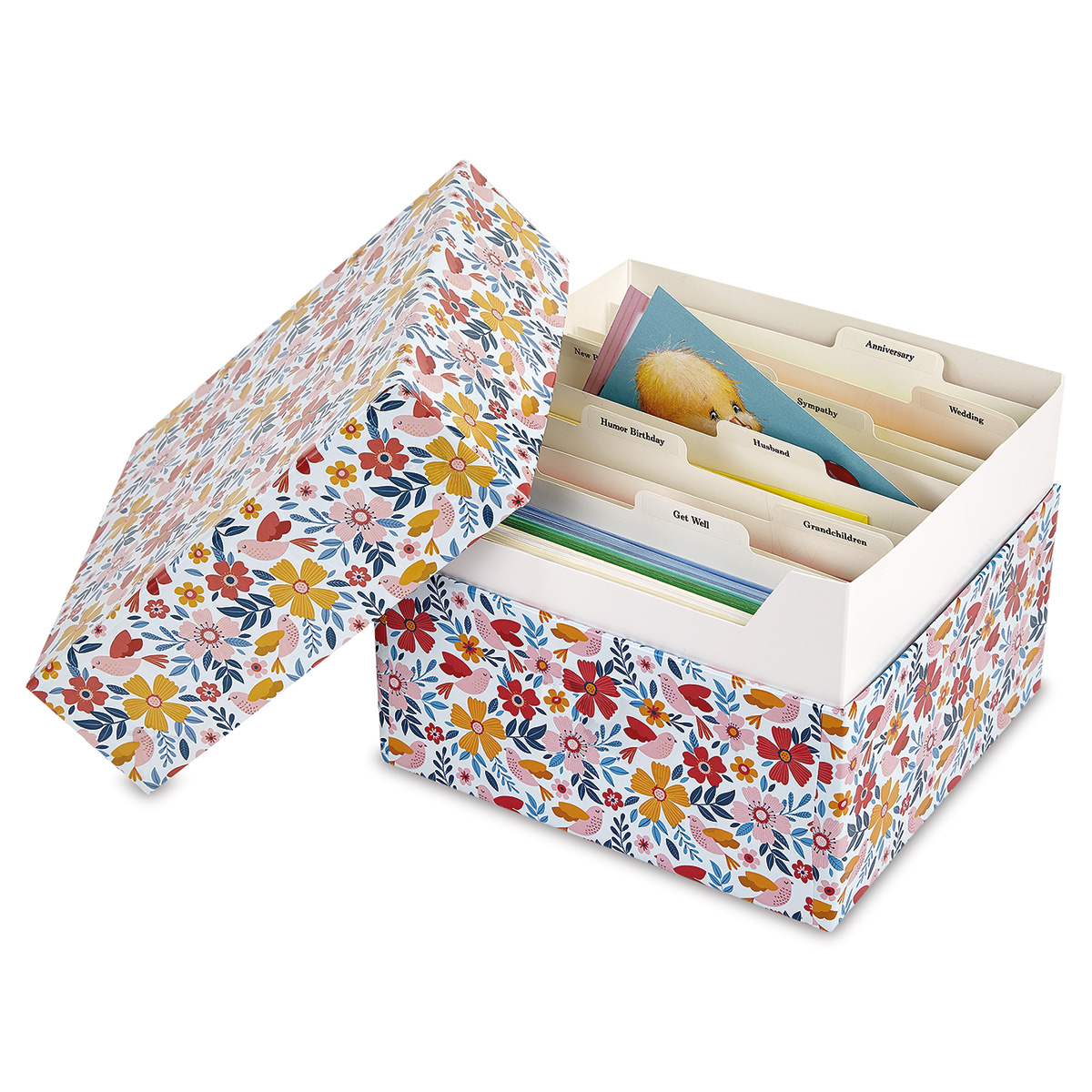 Greeting Card Organizer Box Dividers - Months - (Organizing Box Sold  Separately) - 4 1/2 inches tall, 7 1/4 inches wide
