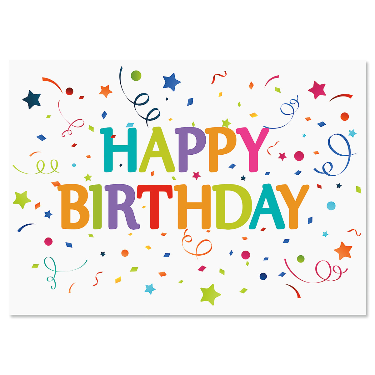 Happy Birthday Confetti Card Happy Birthday Confetti Card