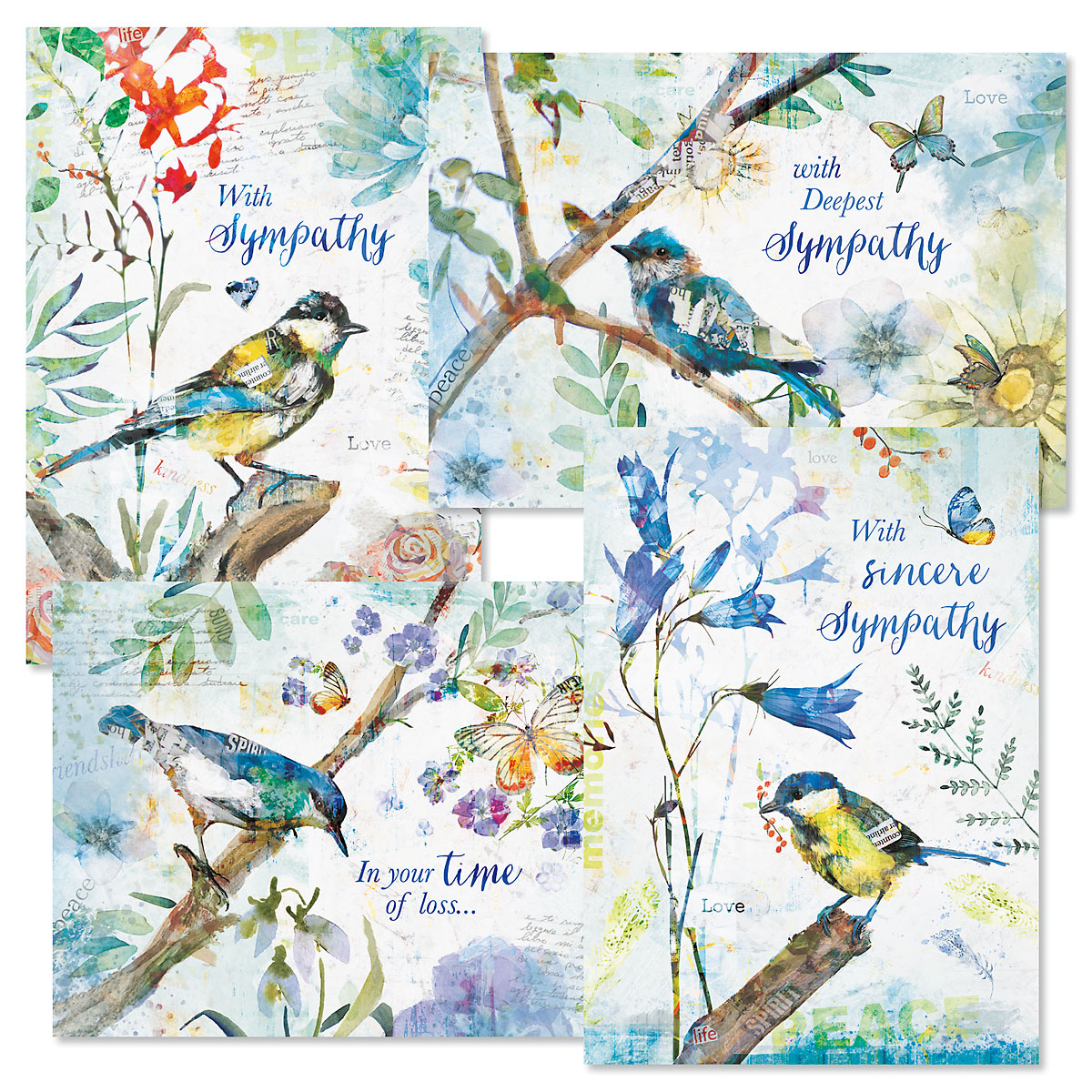 Autumn Love Personalised Envelope Seals - BlueBird Wedding Stationery