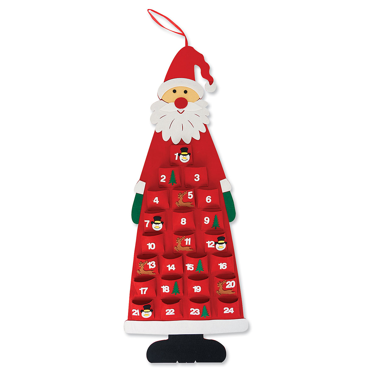 Felt Christmas Countdown Santa | Current Catalog