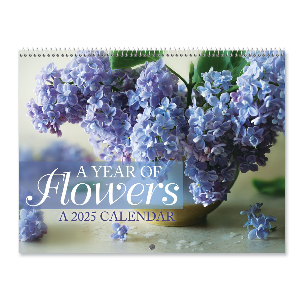 2025 A Year Of Flowers Wall Calendar 