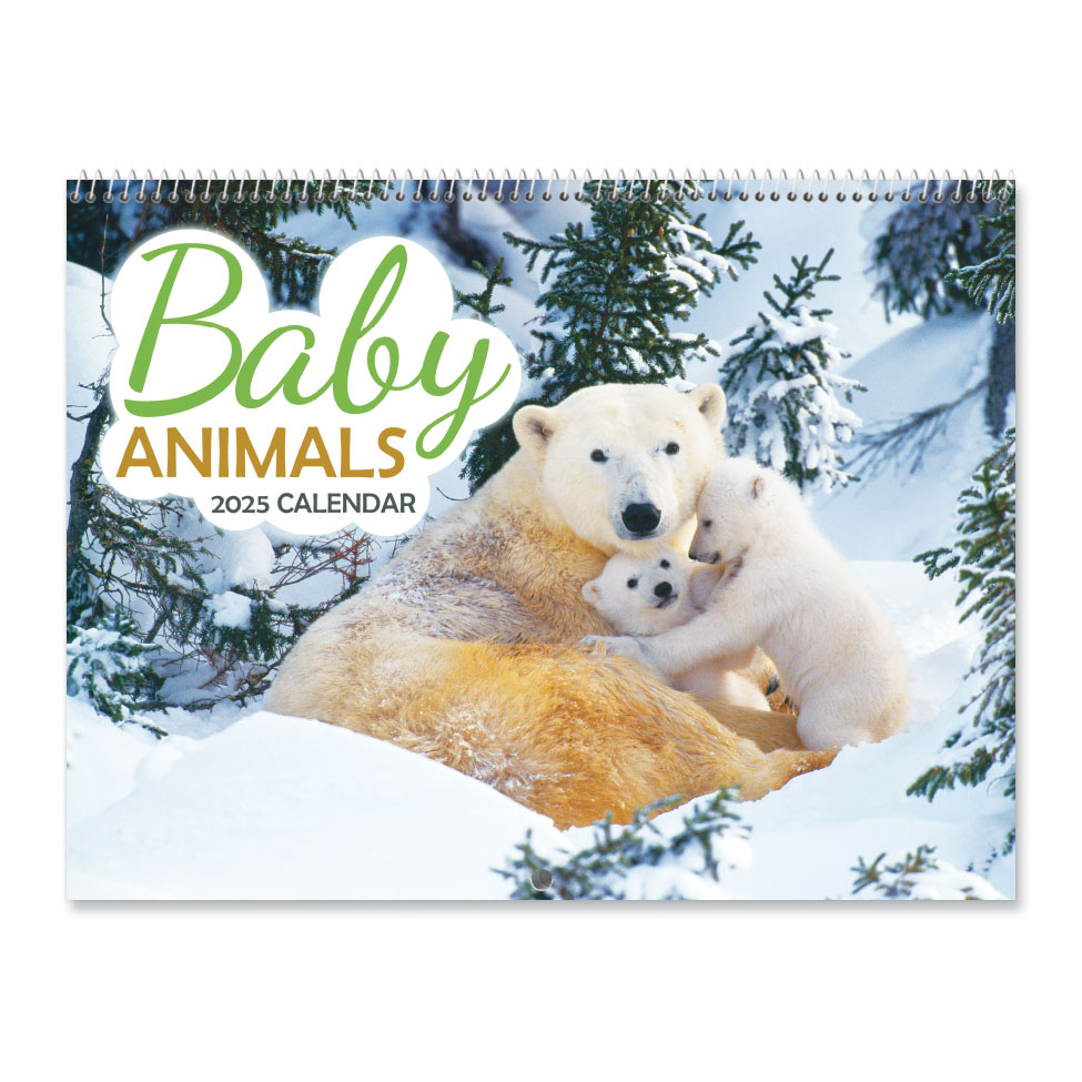 2025 Baby Animals Wall Calendar Current Catalog