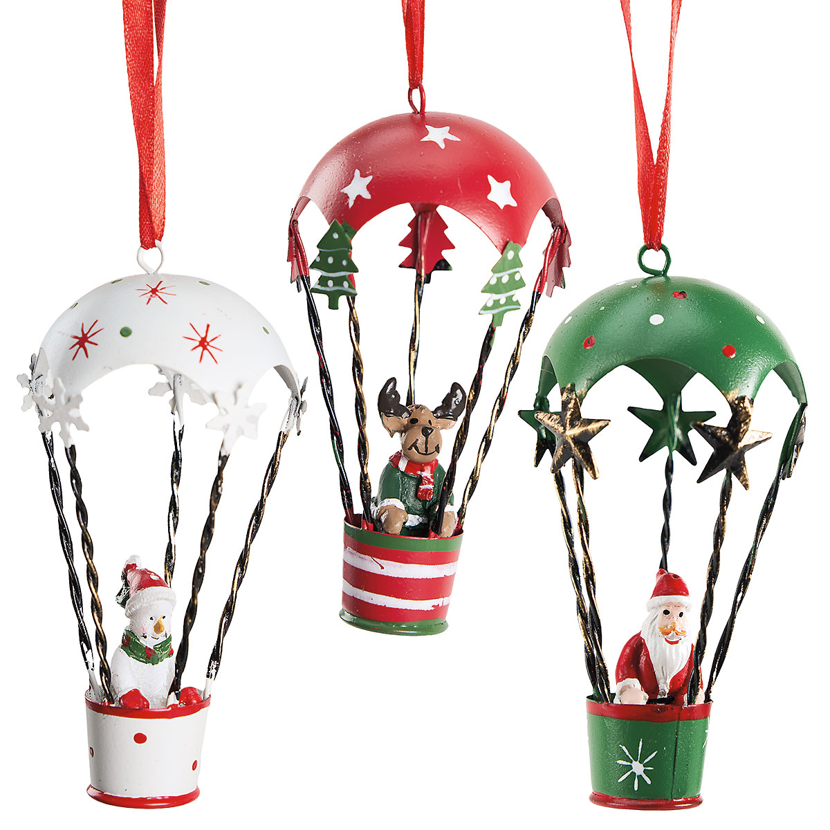 Santa’s Pals Hot Air Balloon Ornaments Current Catalog