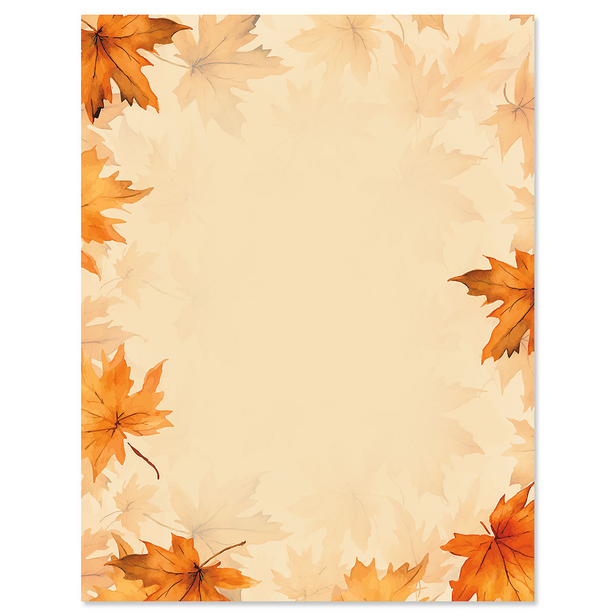 Falling Leaves Letter Papers | Current Catalog