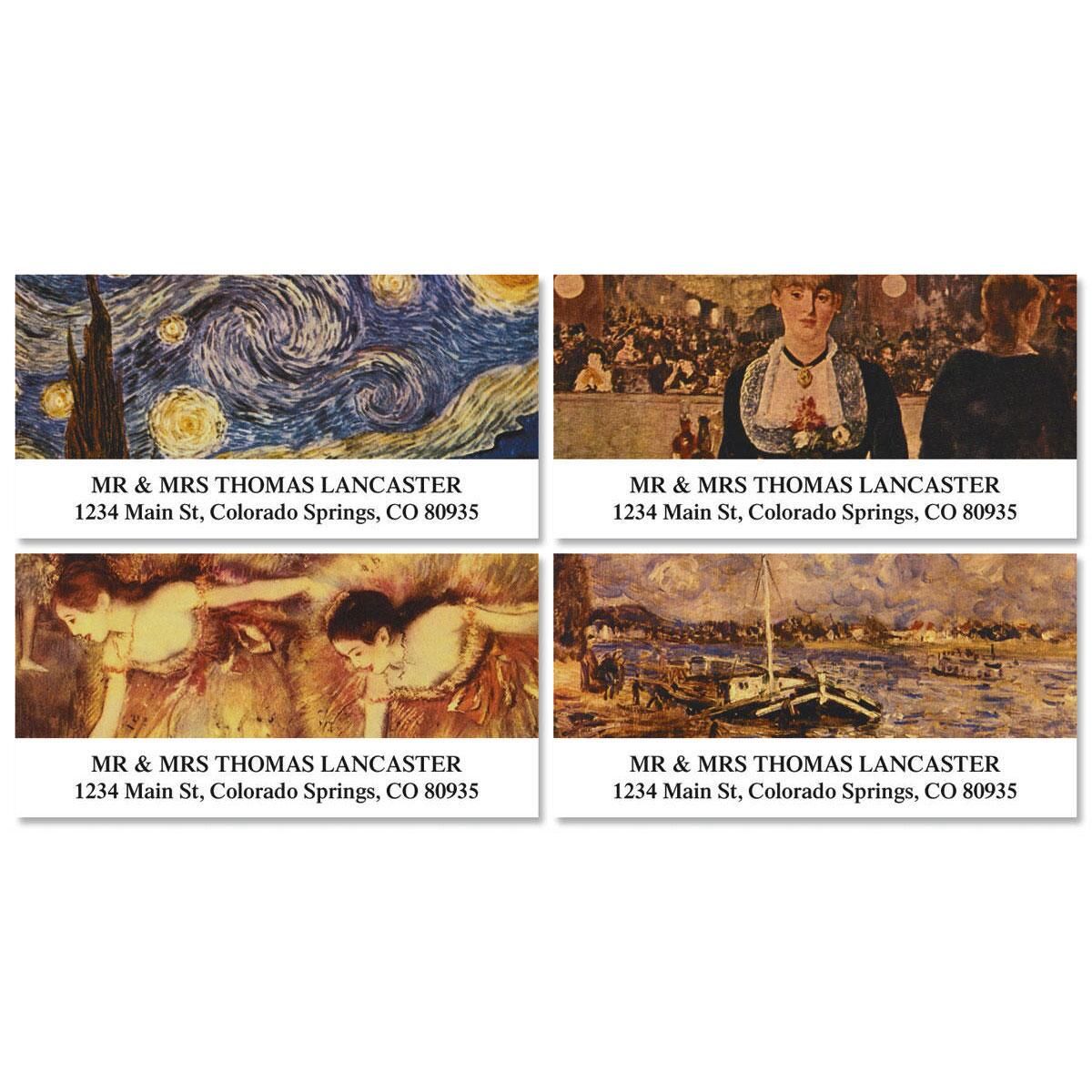 Fine Arts Address Labels Current Catalog