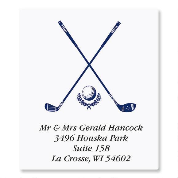 Golf Select Address Labels Current Catalog