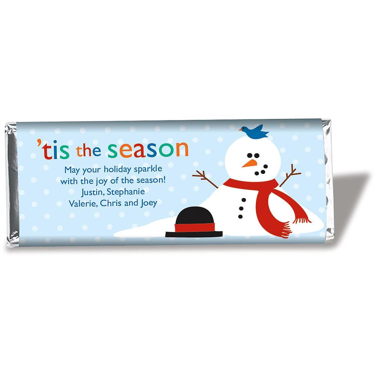 snowman candybar wrappers snowman candybar wrappers
