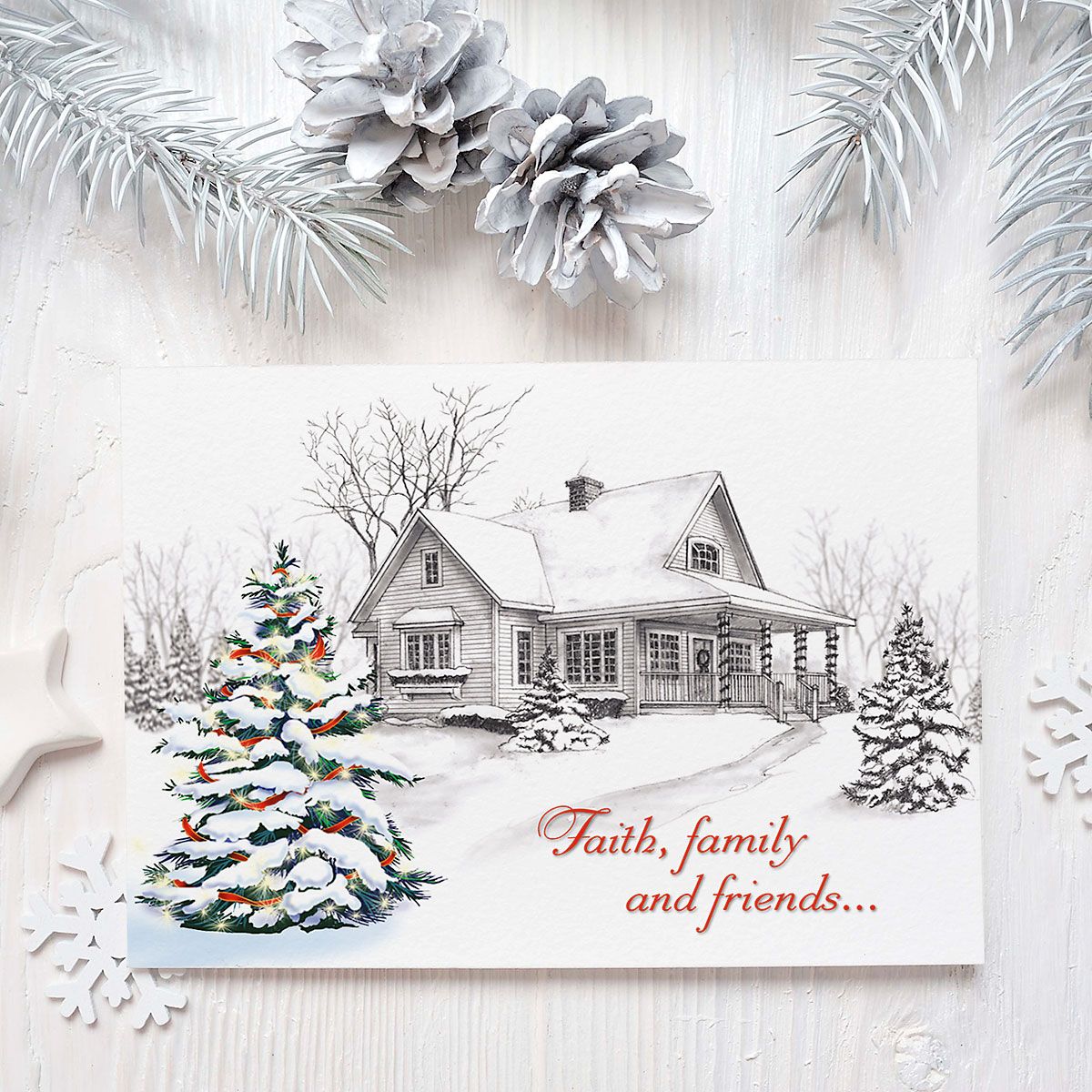 Winter Home Religious Christmas Cards | Current Catalog