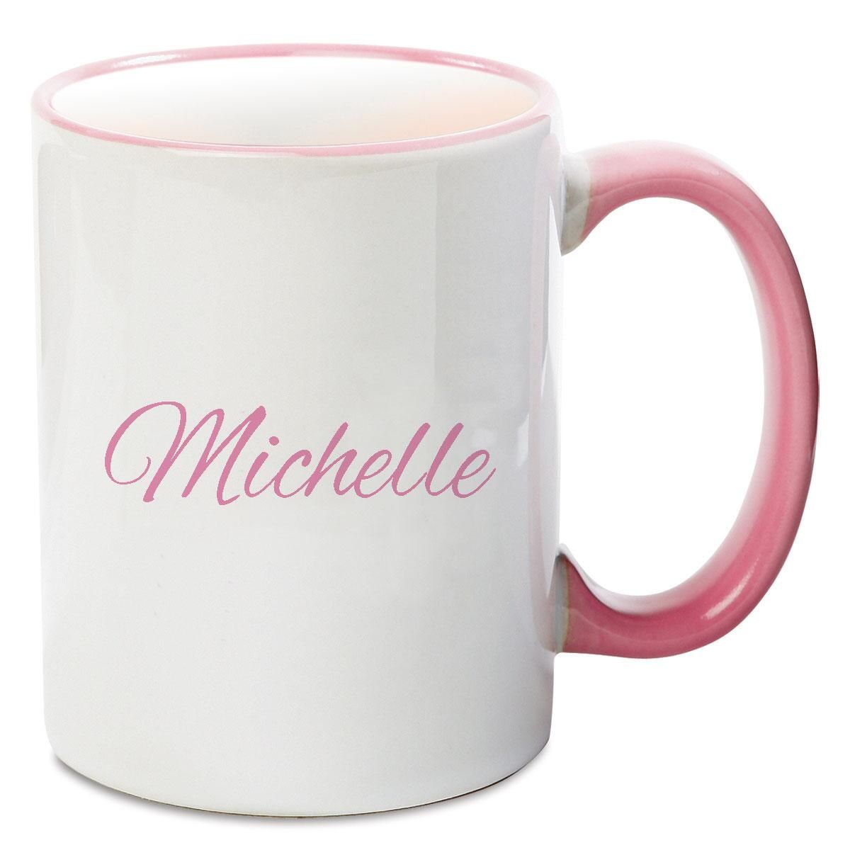 your name personalized mug in blue red pink current your name personalized mug in blue red pink current