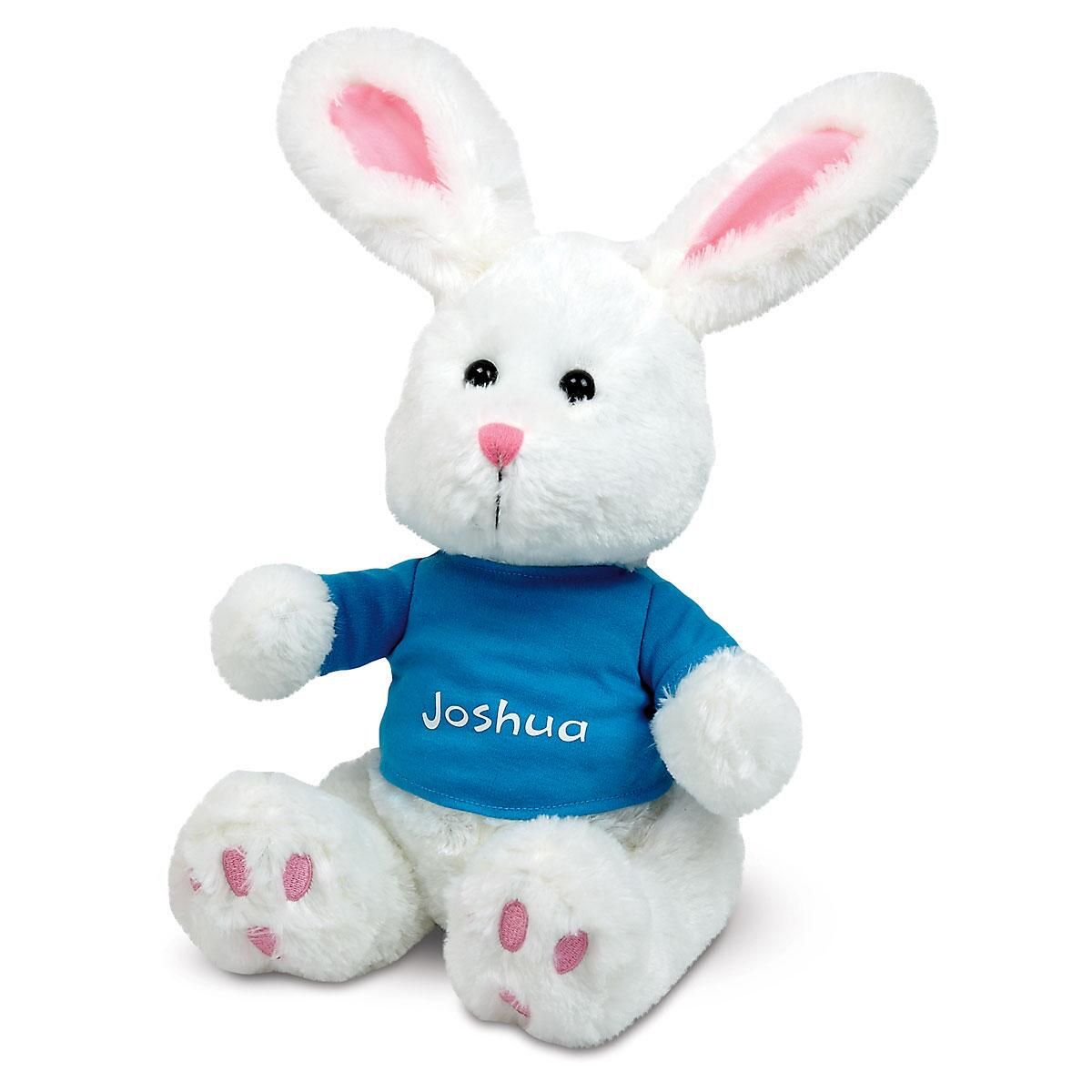 personalized plush bunny