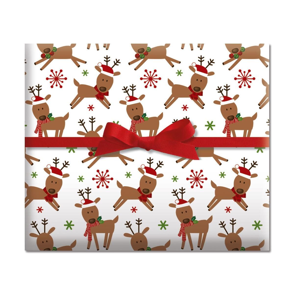 Merry Reindeer Holiday Gift Wrap | Current Catalog