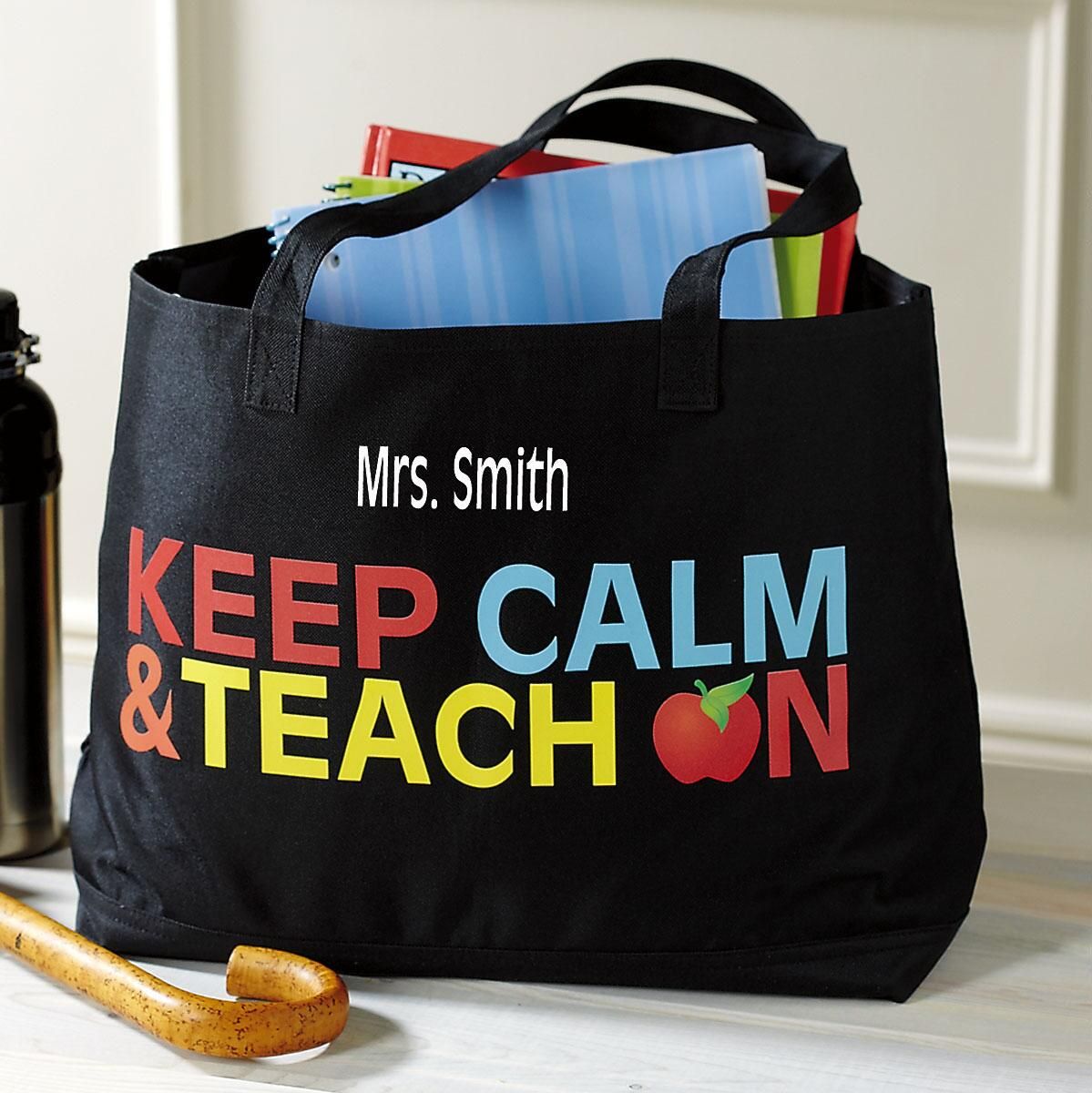 cute teacher tote bags