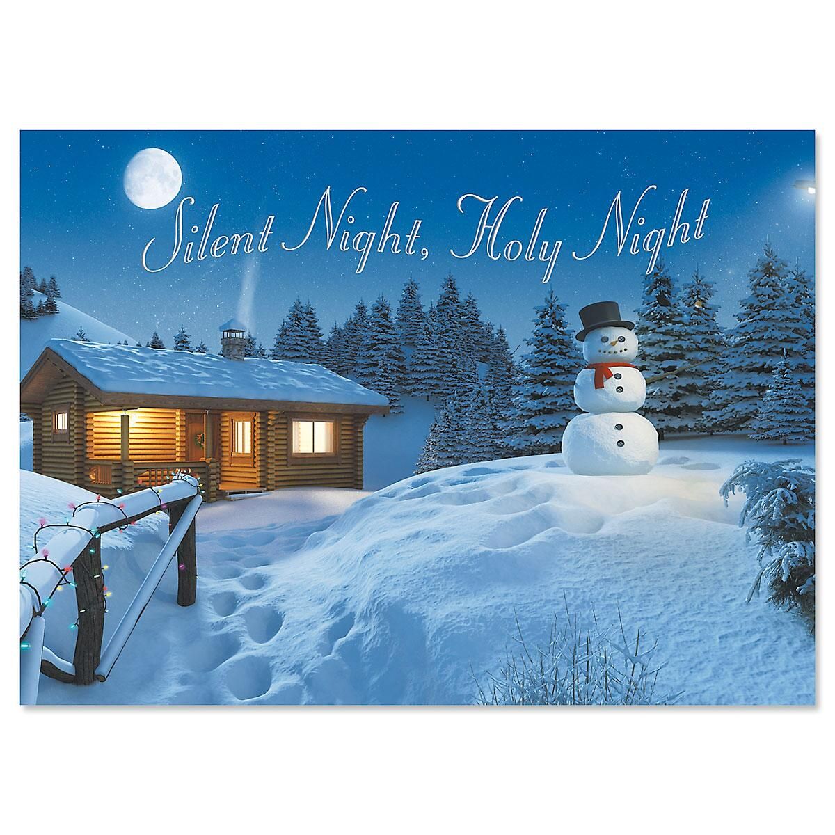Peaceful Night Nonpersonalized Christmas Card | Current Catalog