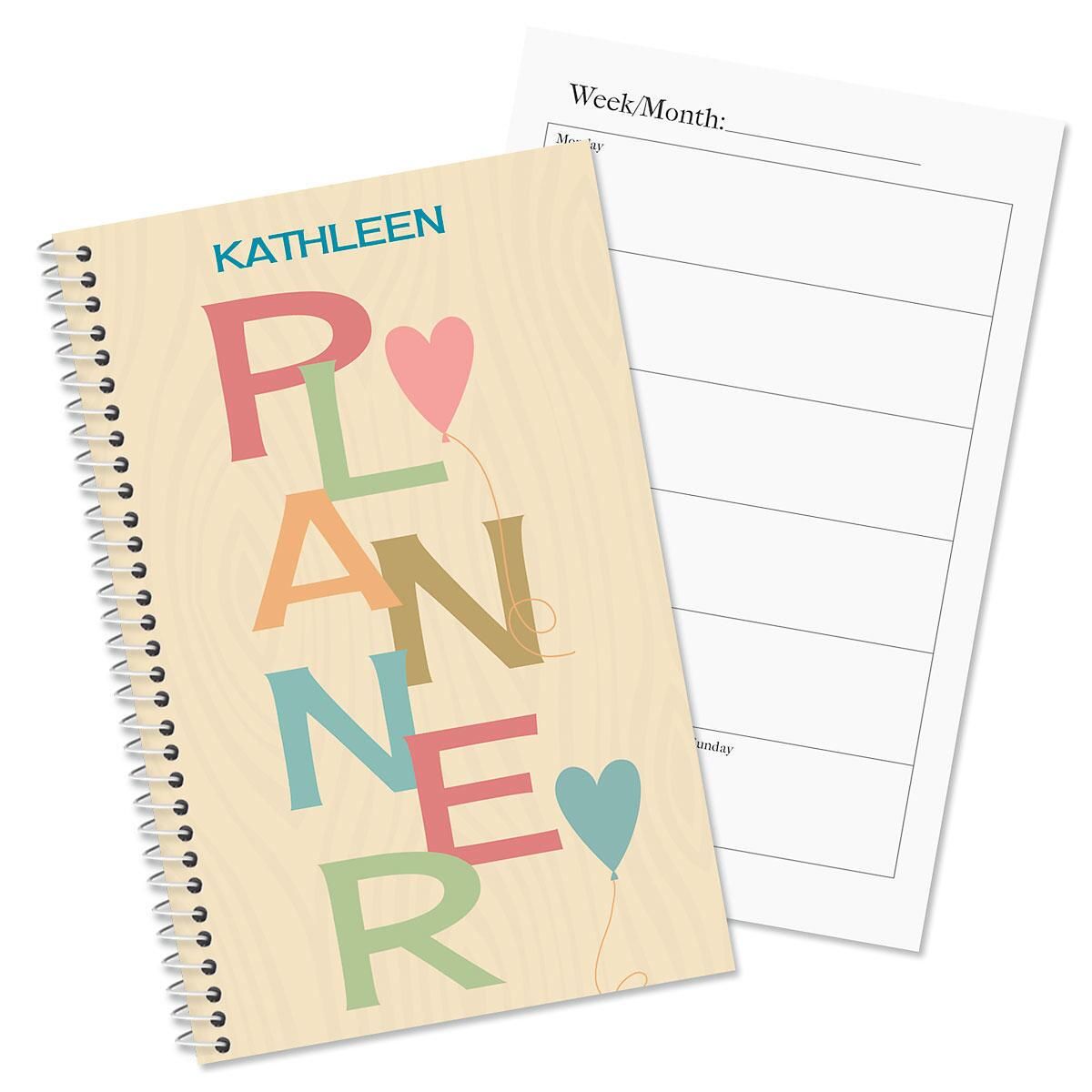 personalized weekly planner