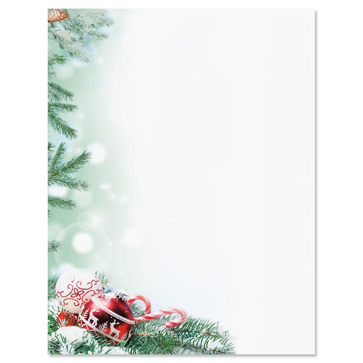 Christmas Letter Stationery